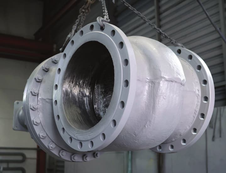 Resultado final del proceso de aislamiento térmico industrial